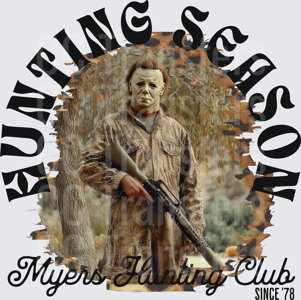 Hunting Season Horror Masked Killer Hunting Club Since 78 (DTF)