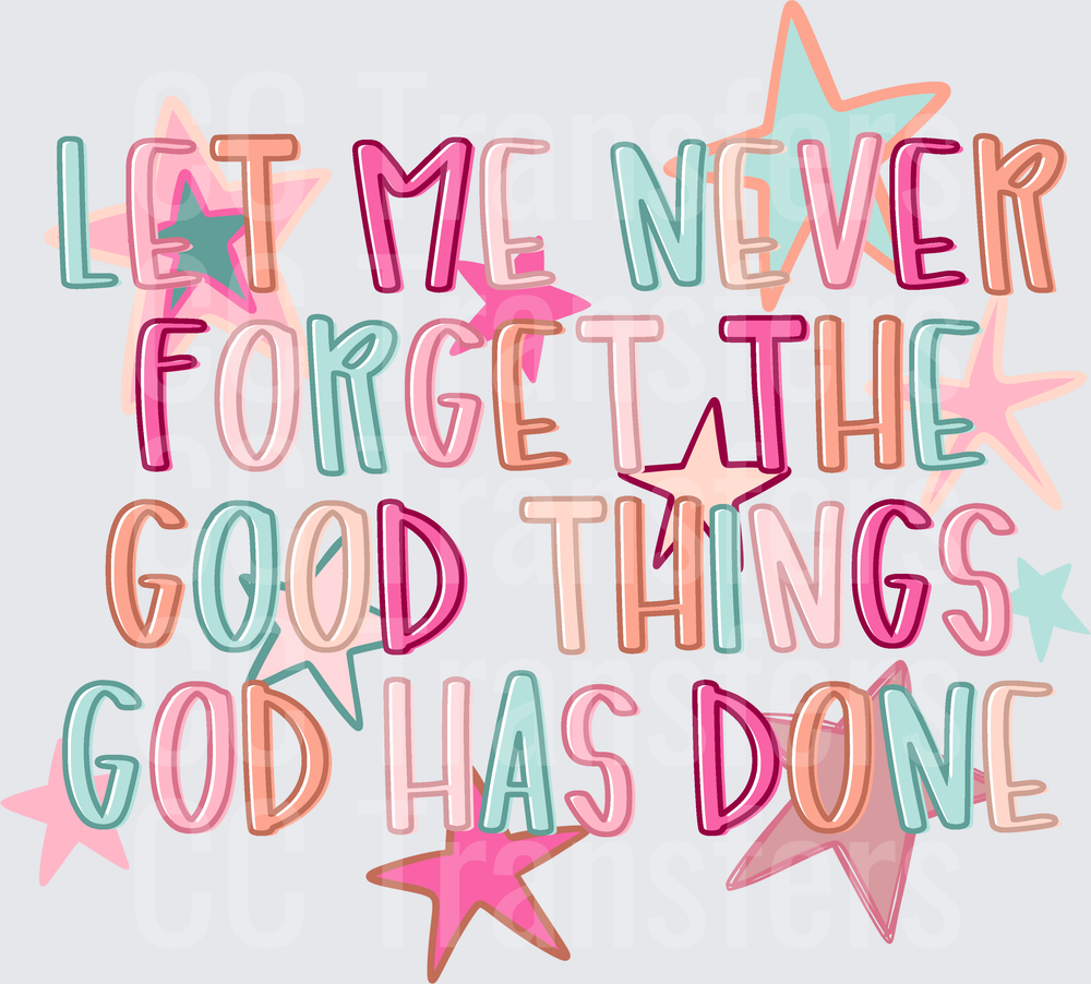 Let Me Never Forget (DTF)