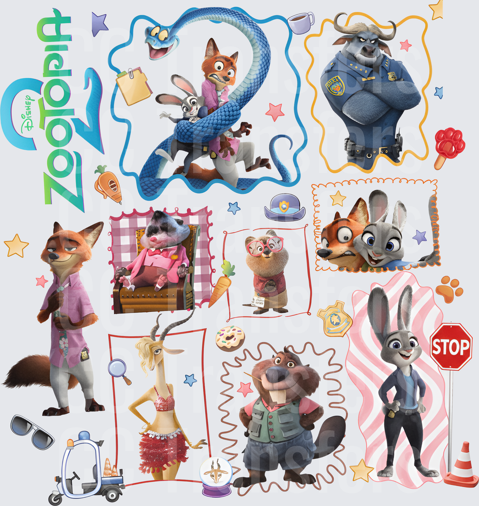 Character Collage Sheet (DTF)