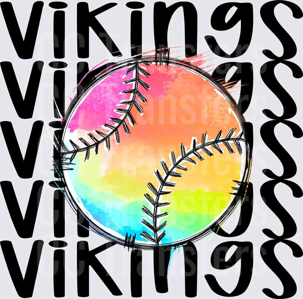 VIKINGS BASEBALL (DTF)