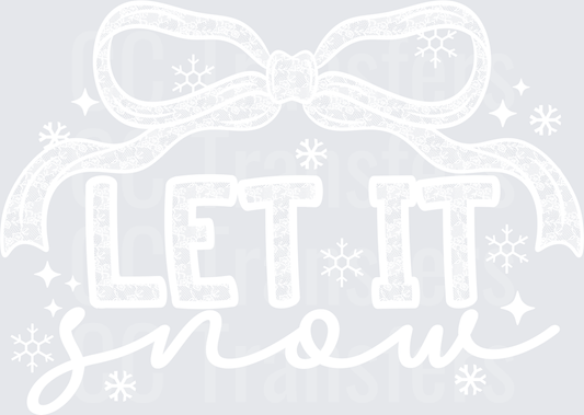 Bold Graphic Design on White Background (DTF)