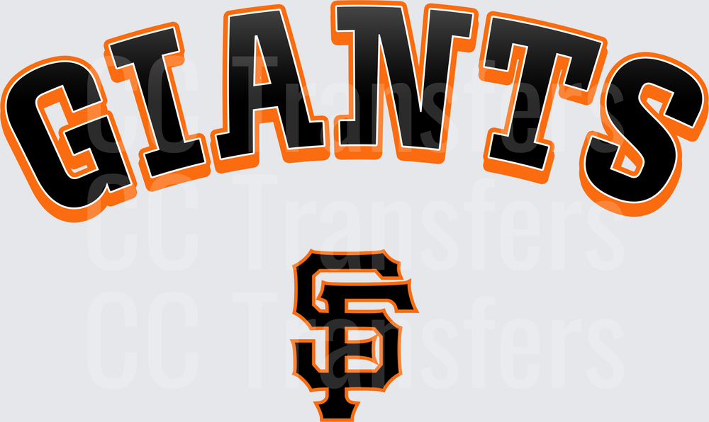 Arched Baseball Team Wordmark with Interlocked Logo (DTF)