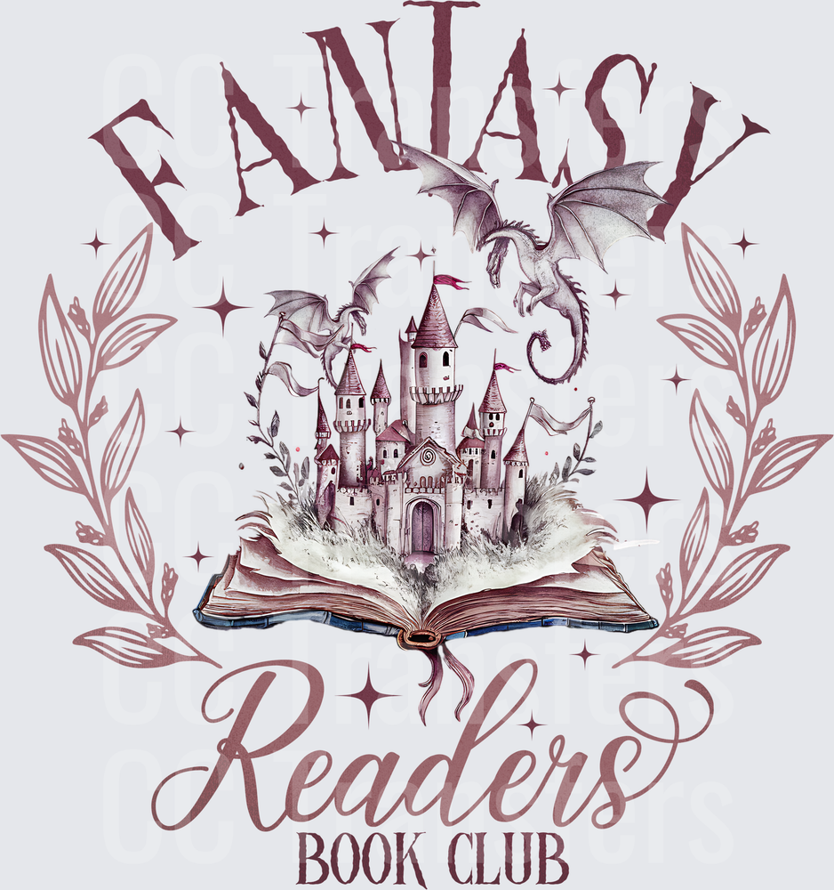 Fantasy Readers Book Club Castle Dragons Open Book (DTF)
