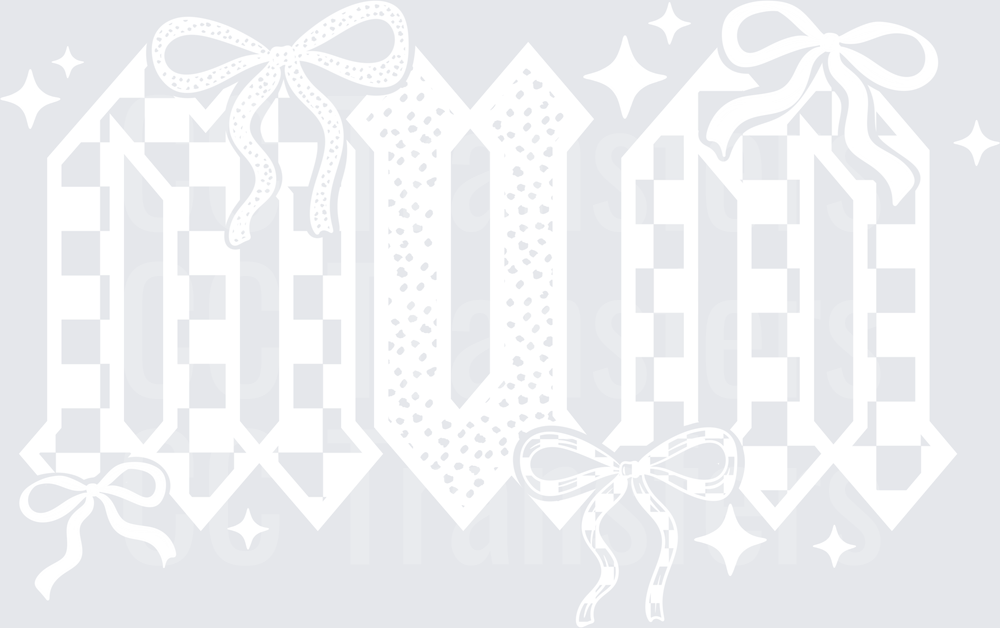 Bold Blank White Minimalist Clean Design (DTF)