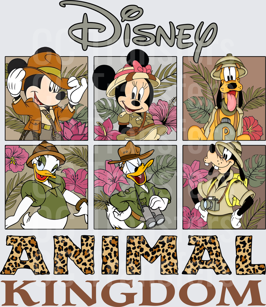 Safari Adventure Gang Characters (DTF)
