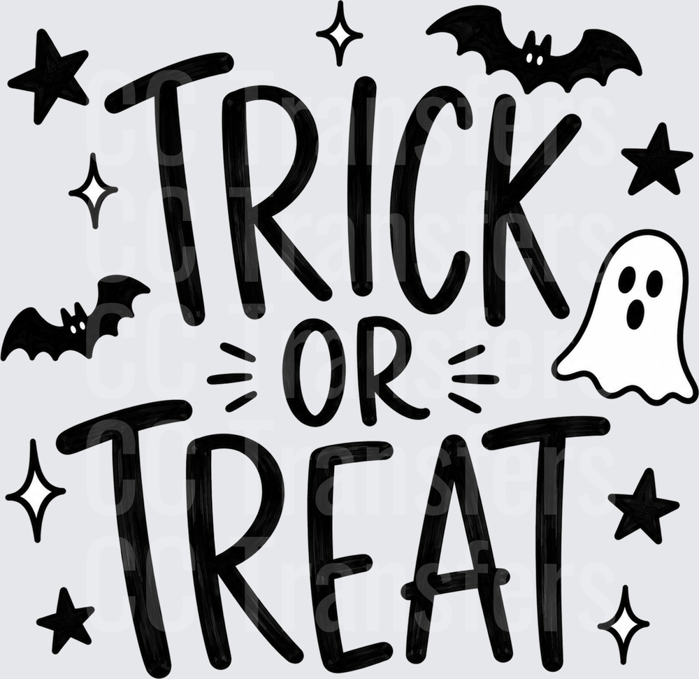 Trick Or Treat Black (DTF)