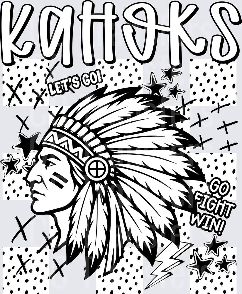Kahoks Dotties And Doodles (DTF)