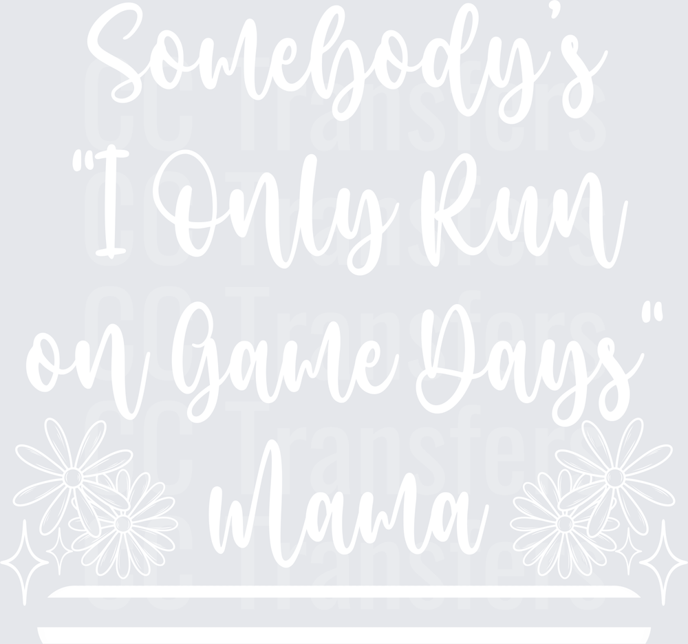 Bold White Graphic Design on Transparent Background (DTF)