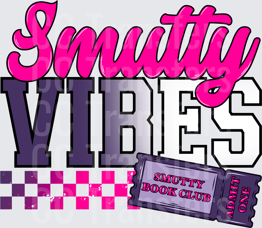 Smutty Vibes Book Club Admit One Ticket Checker (DTF)