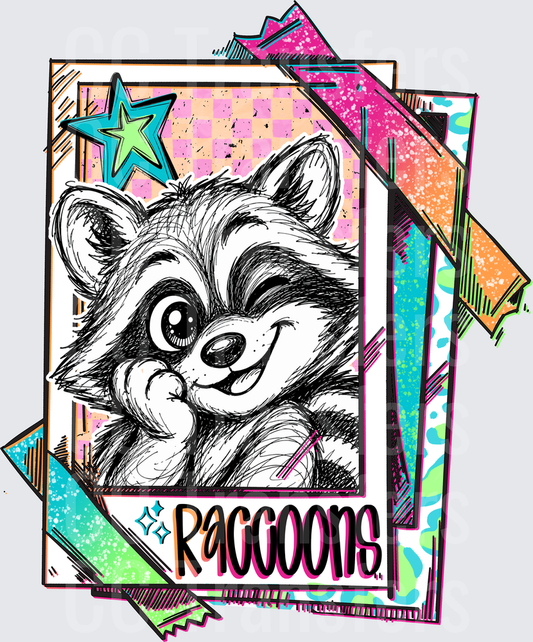 neon racoons