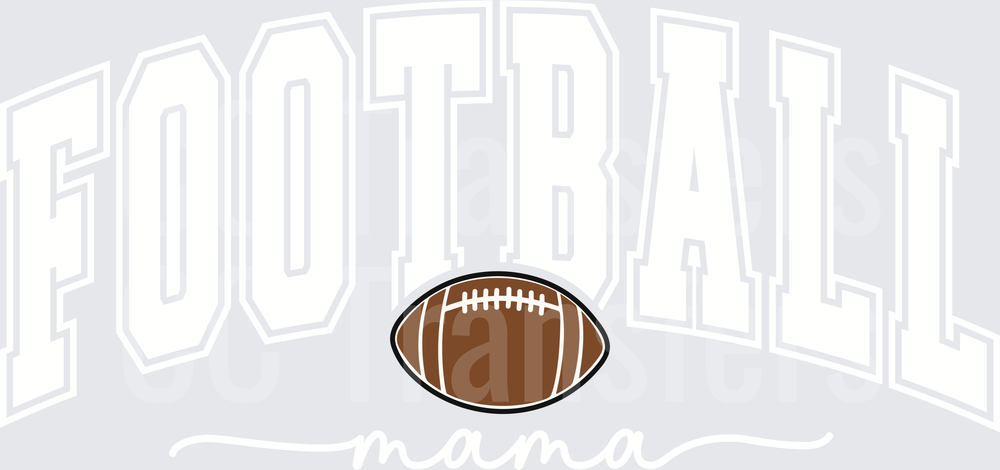 Classic Brown Football with White Laces Simple Icon (DTF)