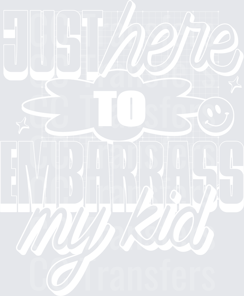 Bold Graphic Design White Minimalist Art (DTF)