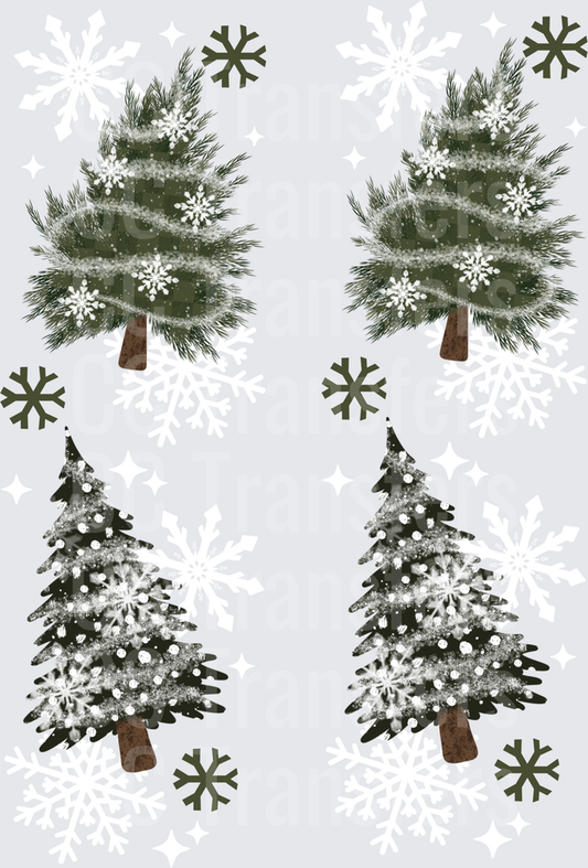 Let It Snow Transfer -Sleeve White