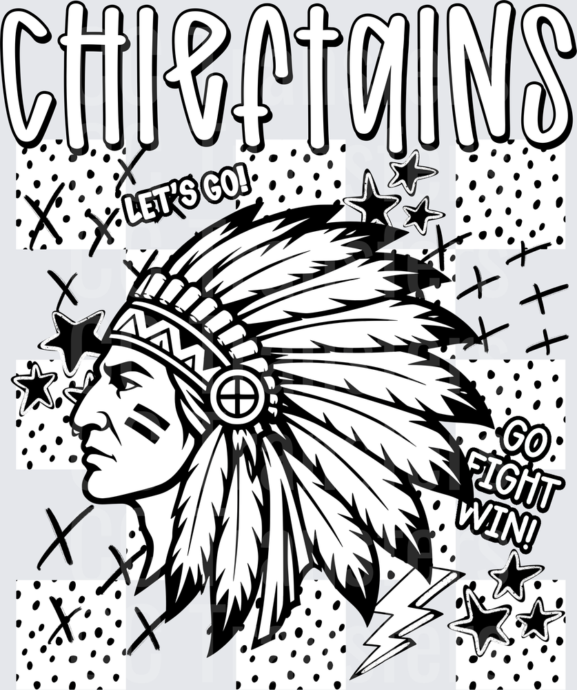 Chieftains Dotties And Doodles (DTF)
