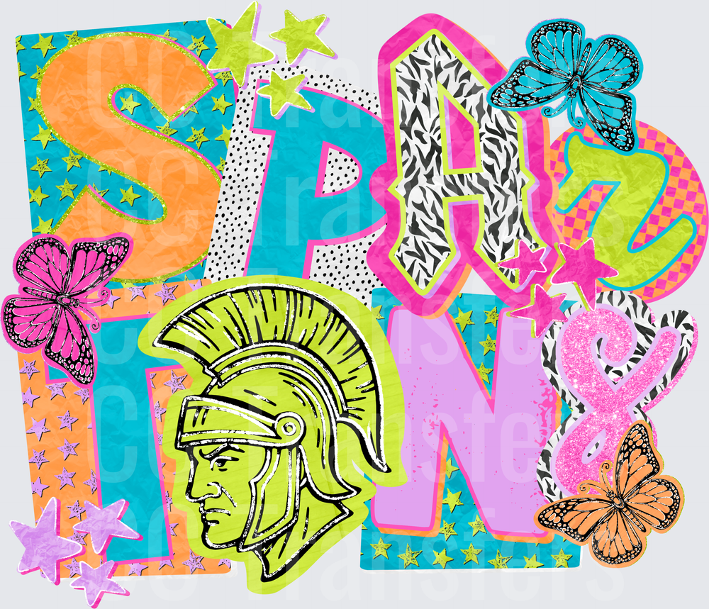 Neon Spartans (DTF)