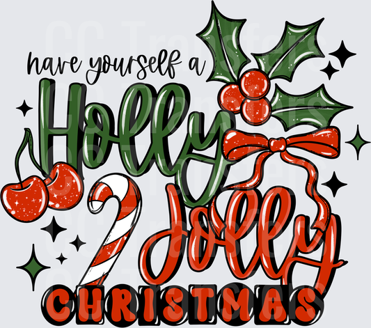 Have Yourself A Holly Jolly Christmas Holiday (DTF)
