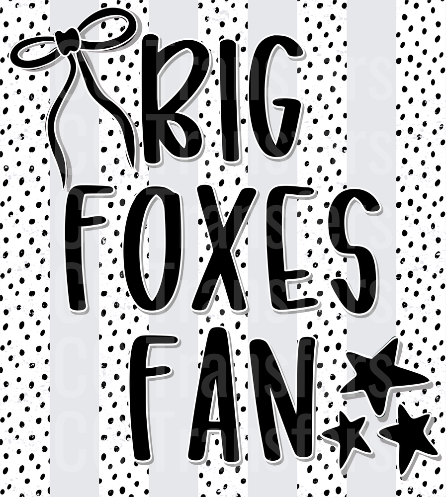 Big Foxes Fan (DTF)