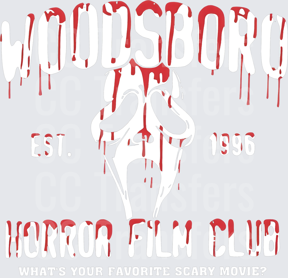 Woodsboro Horror Film Club Est 1996 Scary Movie (DTF)