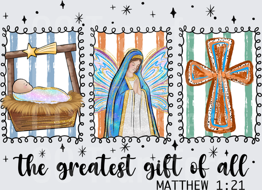 The Greatest Gift of All Nativity Matthew 1:21 (DTF)